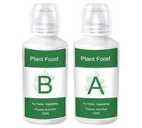 Nutrienti idroponici - cibo per piante liquide idroponiche | Nutrienti a bassa manutenzione sostenibili in rapido prospettiva naturale | Soluzione di fertilizzanti Soluzione giardino Coltivante