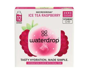 Nutrienti Waterdrop Microdrink Vitamin Hydration Cubes 12P - ice tea raspberry