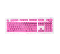 NutriEss 106 Chiavi PBT KeyCaps 2 colori Modello di iniezione OEM Trasmissione leggera TRASMISSIONE CHIEDE CHIAMATI CHIAMANO GREEN per tastiera meccanica (Pink)
