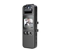 NutriEss 1080p telecamera per il corpo HD con visione notturna a infrarossi con lenti rotabili Un allarme lungo la durata della batteria per la consegna delle forze dell'ordine