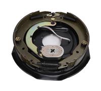 NutriEss 12 inch Electric Trailer Brake Assembly Heavy Duty 5 Hole Mounting Backing Plates for 5200 Lbs 6000 Lbs 7000 Lbs Trailer Axles Durable Metal Construction