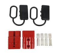 NutriEss 175A 1/0AWG Connettore di Alimentazione della Batteria Connetti rapi Spina Disconnect con Copertura per Polvere per Carrello per Auto elettriche per verniciatura per Pin di Rame