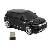 NutriEss 2.4GHz 1600 DPI Wireless da gioco wireless Mouse Cool 3D Auto 3D con ricevitore USB per laptop Red Sports Design per i giochi e l'uso della'ufficio (Nero)