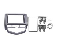 Nutriess 2din stereo radio fascia dvd pannello di navigazione audio telaio per fit/jazz/città 02 08 auto ac rhd