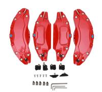 Nutriess 4 PCS 19 pollici 20 pollici per pinza per ruota copri in lega di protezione per la protezione della protezione per la protezione per la protezione per la protezione per (Rosso)