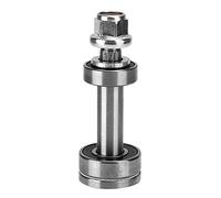 NutriEss Albero del mandrino Lama 137553 Sostituzione dell'albero del mandrino di falciatore di Ferro di Alta qualità per i Tosaerba del Prato AYP di artigiano Atta a 44 46 mazzi ventilati