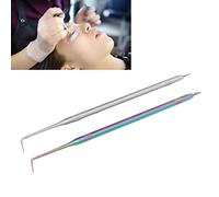 Nutriess B6 Lash Perm Lift Tools Confezione da 2 pezzi Punta curva Pettine corto Asta di separazione delle ciglia in acciaio inossidabile (1)