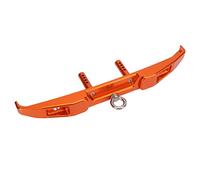 NutriEss Bumper Posteriore in Metallo per Auto RC con Gancio di Traino di Alta qualità in Lega di Alluminio Protezione Durevole per Veicoli remoti assiale SCX6 JLU 4WD 1/6 (Arancia)