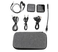 NutriEss di microfono Lavalier wireless 2,4G Riduzione del rumore Range 30m 10H Accoppiamento automatico Mic per il Vlogging Streaming ABS Materiale