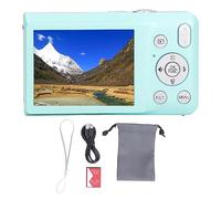 NutriEss Digital Camera HD 68MP 2.7in Schermo 16x Zoom Timer Shoot Filtro di bellezza Registrazione Video Compact Design per (Verde)