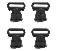 Nutriess Marine Nylon Rope che protegge i fissaggi 4pc per binari per montaggio per la barca a moto in barca kayak gomma