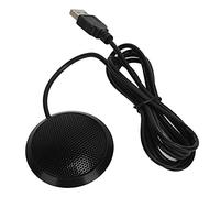 NutriEss Microfono desktop USB portatile portatile Omnidirezionale MIC Mic 360 gradi Riduci il rumore Migliorare la qualità del suono per riunioni materiale ABS in streaming live