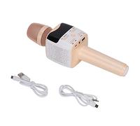 NutriEss Microfono wireless microfono portatile HIFI Stereo Sound Microfono Bluetooth per PC di compleanno per feste a casa Tutti gli smartphone (Rose)