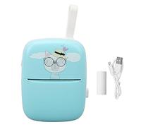 NutriEss Mini bluetooth stampante termico stampante portatile etichetta wireless stampante connessione rapida funzioni multiple per studenti bambini che imparano l'ufficio di casa (Bleu)
