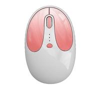 NutriEss Mouse wireless a doppia modalità 2,4 g di computer silenzioso bluetooth con display di alimentazione DPI regolabile progettazione ergonomica per laptop tablet per tablet per