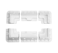 NutriEss Pannello Solare Tetto angolare Trapano Addominali assunti di Montaggio Anti -invecchiamento in plastica per Motori per roulotte Yacht (Blanc)