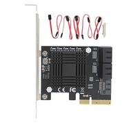 NutriEss Pci E a 5 Porte SATA 3.0 Card di espansione JMB585 Chip Trasferimento di Dati ad Alta velocità per sistemi informatici