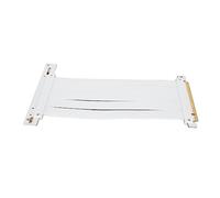 NutriEss PCIE 4.0 X16 Cavo di riser Extender flessibile ad alta velocità ESTENSIONE GPU 90 gradi ESTENSIONE GPU 20 cm RTX 4090 Cavo di estensione della scheda grafica bianca (60 cm)