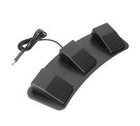 NutriEss Pedale USB triplo interruttore a pedale Interruttore meccanico multifunzionale Controllo ergonomico della trascrizione Cavo con anima in grassetto Costruzione ABS Accessorio per