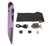 NutriEss Pen Pen Mouse Ottico USB USB Digitale Ricarica Ricarica silenziosa Luminosa Piccola modalità Doppia Portatile 2,4 g Giallo per scenari di utilizzo del Laptop per PC (Violet)