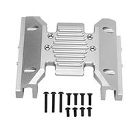 NutriEss Piastra per Ingranaggi per Auto rc con Piastra di Montaggio ad Alta Resistenza in Lega di Alluminio a CNC anodizzato Nera per cumpella ad Alta Resistenza Leggera Facile per Le (Argento)