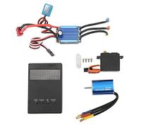 NutriEss RC Brushless Motor ESC Set 4800kV Motore Senza Pennello ad Alte Prestazioni 25A ESC da 2,2 kg Servo di Programmazione Set per 1/16 1/18 Auto RC Wltoys