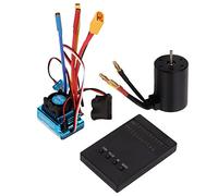 NutriEss RC Brushless Waterproof 120A XT60 Plug ESC 3650 3600KV Kit con Scheda di Programmazione per 1/8 1/10 Auto RC