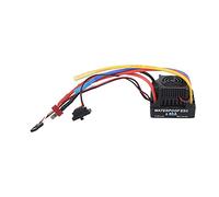 NutriEss Regolatore di velocità elettronico 60A Impermeabile Brushless ESC regolatore Elettrico ad Alte Prestazioni Durevole per Auto telecomandata 1/10 Veicolo RC Costruzione in Lega di