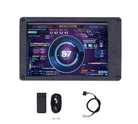 NutriEss USB Mini Screen Computer temp CPU RAM Monitor 3.5in IPS Lucione regolabile Linea Motherbow Codice per la visualizzazione dei dati PC (con linea madre)