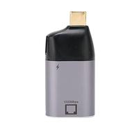 Nutriess USBC a RJ45 Adattatore in alluminio legale maschio femmina PD3.0 Ethernet Caricatore Convertitore Convertitore ad alta velocità Collegamento