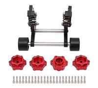 NutriEss Wheelie Bar Accessorio per aggiornare l'auto in Lega di Alluminio per Alluminio per limi LMT 1/8 Veicolo Giocattolo Leggero Simulazione ad Alte Prestazioni durevoli Look in (Rosso)