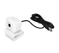 NutriEss White Web Cam 1080P 30fps Rotazione di 360 gradi USB Webcam per computer per trasmissione in diretta Riunioni di classe online con microfono per meccanismo W IN10 W IN7