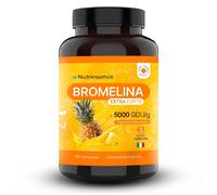 Nutriessence Bromelina 5000 - Bromelina Drenante Extra Forte 5000 GDU/g, Drenant