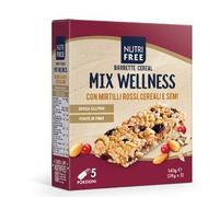 NT Food Nutrifree Barrette Cereal Mix Wellness 5 Monoporzioni Da 28 g