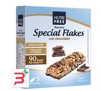 NT Food Nutrifree Barrette Special Flakes Con Cioccolato 5 Pezzi Da 24,8 g