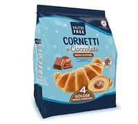 Nutrifree Cornetti al Cioccolato Senza Glutine, 4 x 60g