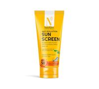 NutriGlow Advanced Organics Schermo Solare Antinquinamento| Crema Idratante Quotidiana Non Grassa Con Ampio Spettro Spf 50 Per Pelle Secca, Danneggiata E Priva Di Abbronzatura | (100 Ml)