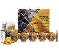 Nutriglow Gold Platinum Diamond & Pearl Facial Kit (250Gm+10Ml) & Bleach (43 Gm) Complete Skin Care, All Skin Type, Instant Cleanses, Glowing Skin, Pack of 2