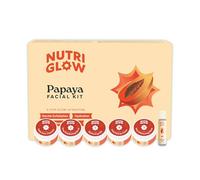 NUTRIGLOW Kit Viso Alla Papaia Per Una Pelle Più Chiara E Priva Di Imperfezioni Pelle Idratata E Luminosa, Dall'Aspetto Fresco, Tutti I Tipi Di Pelle, Senza Parabeni E Solfati, 6 Conteggi