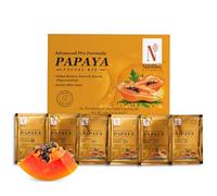 Nutriglow Natural's Advanced Pro Formula Papaya Facial Kit for Glowing Skin Cleanup Kit for Even Skin Tone, 60Gm