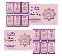 Nutriglow Natural's Advanced Pro Formula Skin Whitening Facial Kit for Skin Tone Correction, 10Gmx6 Each, Pack of 2