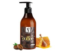 Nutriglow Natural's Raw Irish Coffee Hand and Body Lotion with Honey & Shea Butter for Instant Skin Smoothening, Skin Purifying, No Sulphate & Silicones, 300Ml