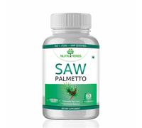 NUTRIHERBS Biologico Saw Palmetto Estratto Pillole 450mg Dht Blocker Unisex