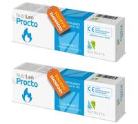 NutriLen Procto 80ml 2 Confezioni Crema Emorroidi Esterne Interne E Ragadi Anali