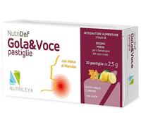 Nutrileya GOLA & VOCE SUGAR FREE MIELE LIMONE EUCALIPTOLO 20 PASTIGLIE
