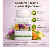 Nutrilite™ Cardo Mariano Supporto Fegato | Detox & Digestione (60 Compresse)