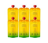 NUTRINO LAB FRUIT SNACK - apple, mango, papaya, banana 6 x 200g