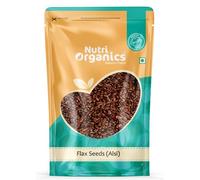 NutriOrganics Semi di lino 1 kg - semi di lino grezzi non tostati Alsi per mangiare perdita di peso crescita dei capelli, dieta snack
