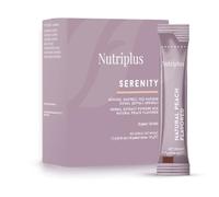 NutriPlus Tè Serenity Istant/Gusto Pesca da preparare con acqua calda o fredda/Essenziale per la disintossicazione/Ha un effetto bruciagrassi/Supporta la salute generale (Pesca)