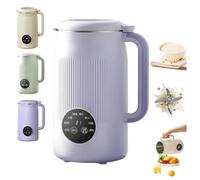NutriPour - Macchina per latte e succhi multifunzione 8 in 1, macchina per latte di noci e succhi da 1200 ml, 8 modalità, avvio ritardato touch-screen, autopulente con un pulsante (03#)